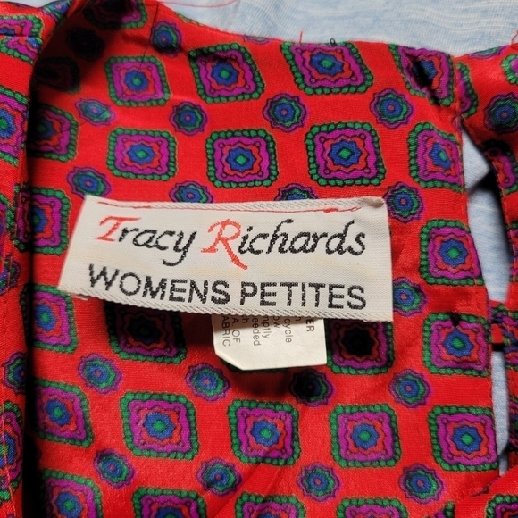 Vintage Tracy Richards Pleated Skirt Dress - Picture 2 of 9